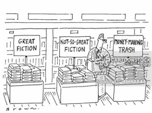עוד פנטסיה לגבי חזות חנויות הספרים (מקור: cartoonstock)